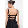 The Anita Nap Dress, Black Fil Coupé - Dresses - 3