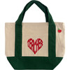Teacher Mini Canvas Tote, Green - Bags - 1 - thumbnail