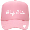 Big Sis Trucker Hat, Pink - Hats - 1 - thumbnail