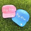 Big Sis Trucker Hat, Pink - Hats - 2