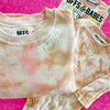 Personalized Adult Tie-Dye Sweatshirt, Dustdye Rose Pink/Beige - Sweatshirts - 7
