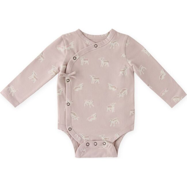 The Littles Long Sleeve Kimono One-Piece, Dear-Lamb