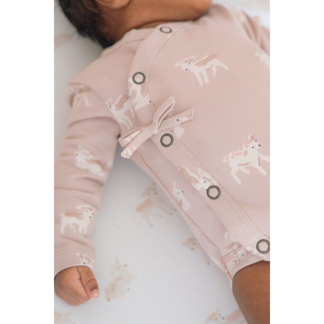 The Littles Long Sleeve Kimono One-Piece, Dear-Lamb - Onesies - 2