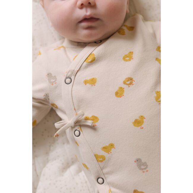 The Littles Long Sleeve Kimono One-Piece, Cheerful-Chick - Onesies - 2