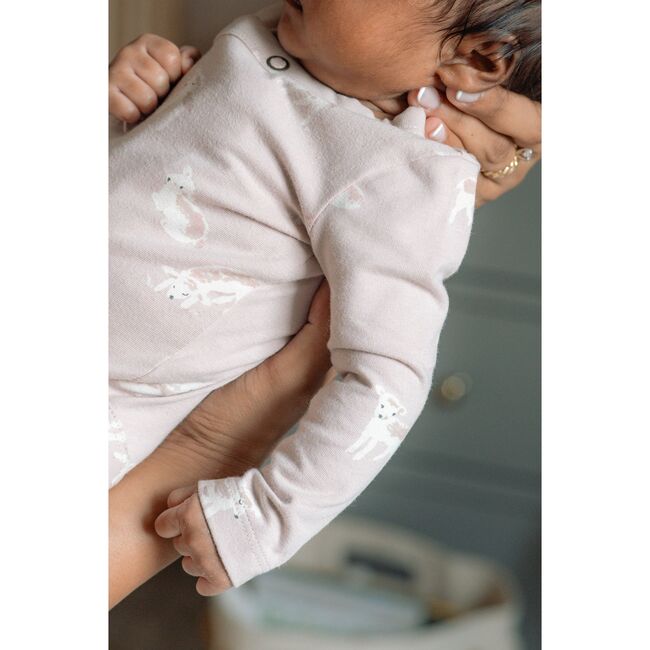 The Littles Long Sleeve Kimono One-Piece, Dear-Lamb - Onesies - 3