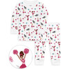 The Organic Long Sleeve Pajama Set, Cheer - Pajamas - 1 - thumbnail