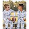 The Organic Long Sleeve Pajama Set, Football - Pajamas - 5