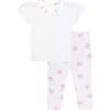 Pink Stars Tee-Leggings Set - Mixed Apparel Set - 1 - thumbnail
