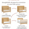 Palma Mid-Century 4-in-1 Convertible Crib - Cribs - 4