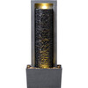 Teamson Home Framed Layered Rock Design Outdoor Water Fountain with Warm Glow Lighting - Fountains - 1 - thumbnail