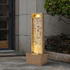 Teamson Home Coastal Seashells Design Outdoor Water Fountain with Warm Glow Lighting - Fountains - 2