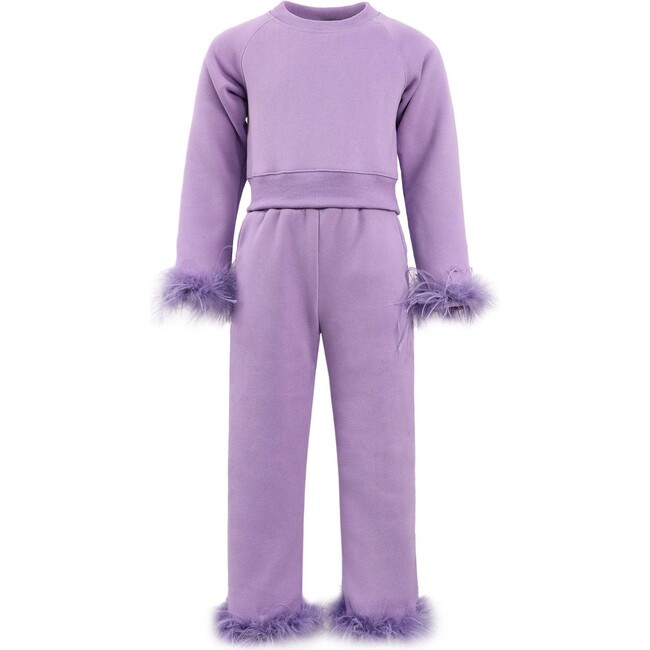 Lavender Feather Athletic Set