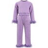 Lavender Feather Athletic Set - Mixed Apparel Set - 1 - thumbnail