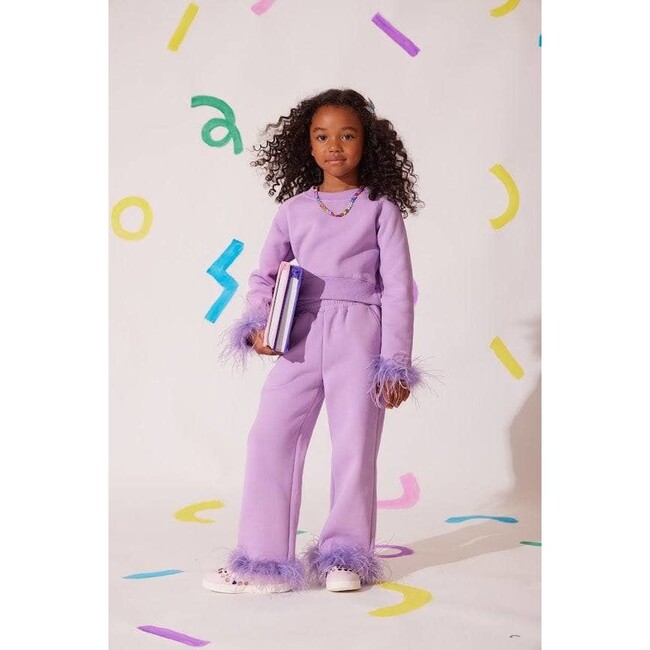 Lavender Feather Athletic Set - Mixed Apparel Set - 4