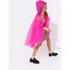 Hot Pink Crystal Cape - Costume Accessories - 3