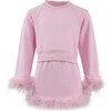 Pink Feather Sweat Suit - Mixed Apparel Set - 1 - thumbnail