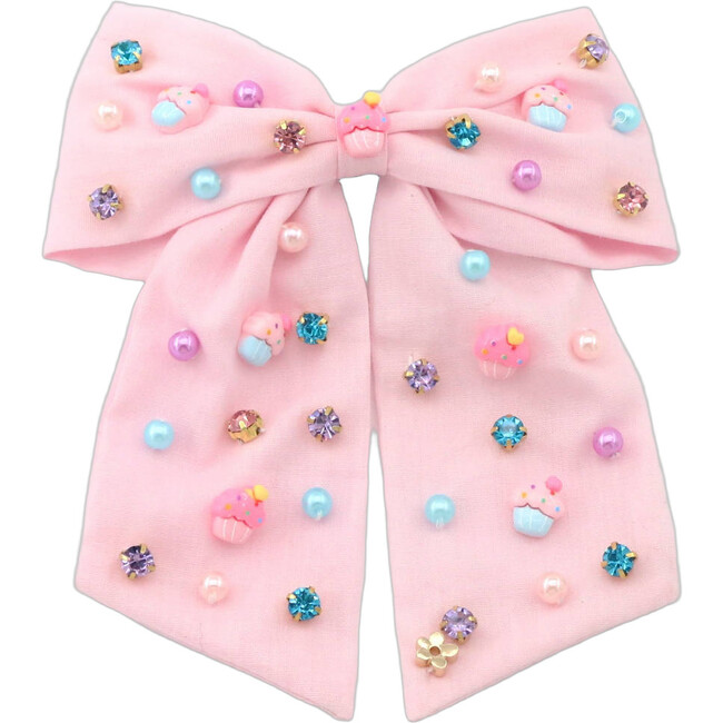 Cuppy Cake Bow, Pink