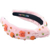 Happy Fall Headband, Pink - Headbands - 3
