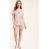 Women's Pima Cotton Short Set, Pumpkin Patch - Pajamas - 2
