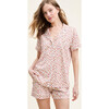 Women's Pima Cotton Short Set, Pumpkin Patch - Pajamas - 4