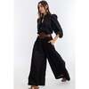 Sabi Linen Pants, Black - Pants - 2