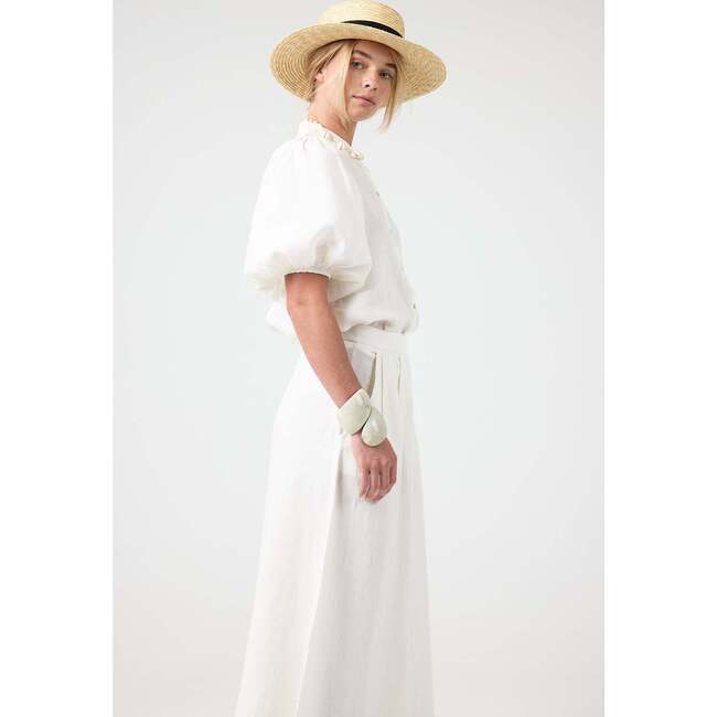 Sabi Linen Pants, Off White - Pants - 4