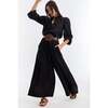Sabi Linen Pants, Black - Pants - 3