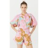 Frida Linen Shorts, Aquarela - Shorts - 1 - thumbnail