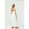 Culotte Linen Pants, White - Pants - 2
