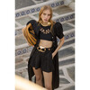 Frida Linen Shorts, Black - Shorts - 3