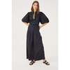 Culotte Linen Pants, Black - Pants - 1 - thumbnail