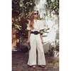 Bubble Linen Shirt, White - Button Downs - 2