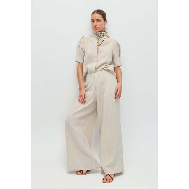 Athina Linen Shirt, Natural