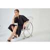 Bubble Linen Dress, Black - Dresses - 3