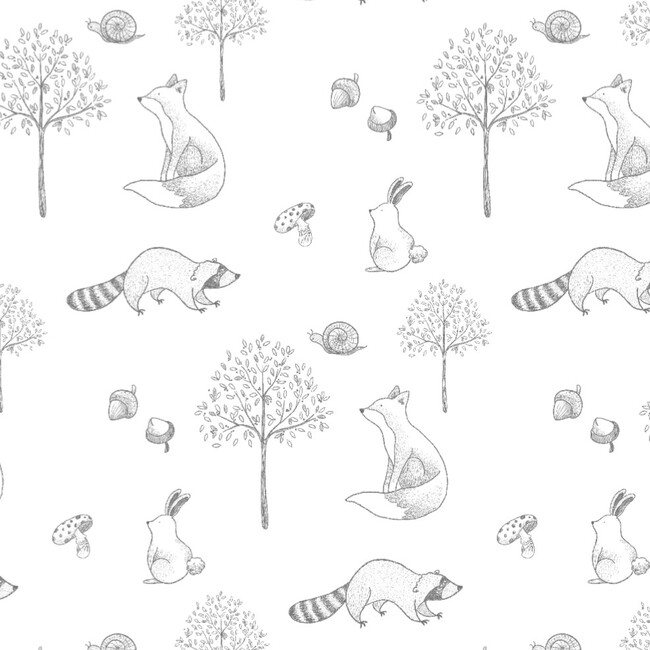 Gray Raccoon Baby Blanket - Blankets - 4