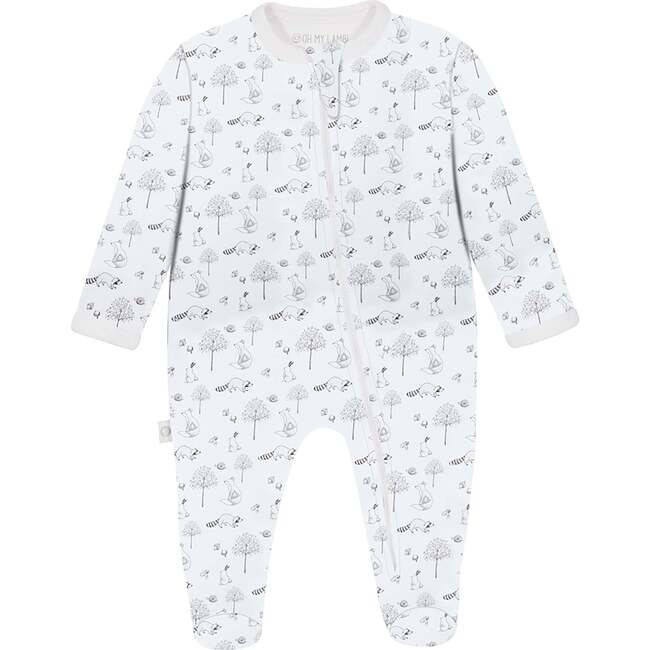 Gray Raccoon Baby Pajama