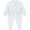 Gray Raccoon Baby Pajama - Footie Pajamas - 1 - thumbnail
