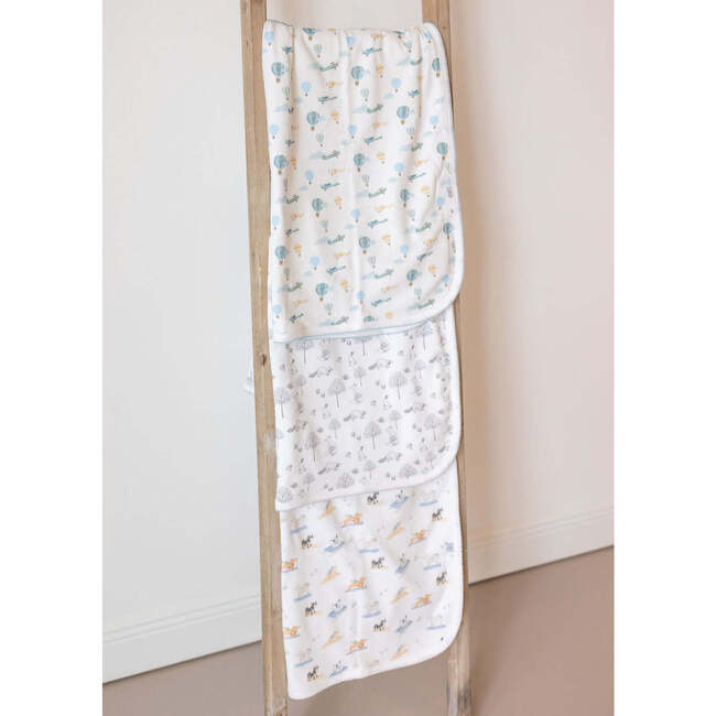 Ski Pups Boy Baby Blanket