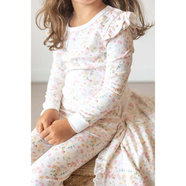 Winter Flowers Long Pajama Set - Pajamas - 2