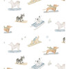 Ski Pups Boy Baby Blanket - Blankets - 2