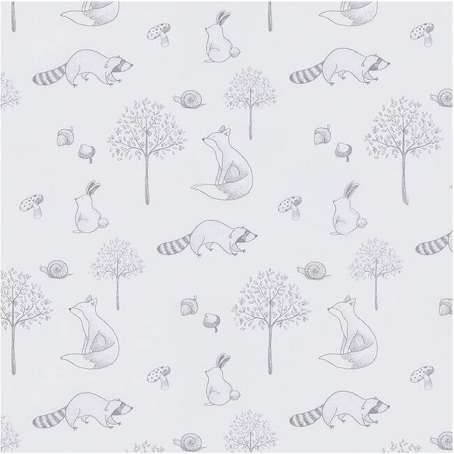 Gray Raccoon Baby Pajama - Footie Pajamas - 3