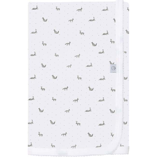 Little Gray Rabbit Baby Blanket