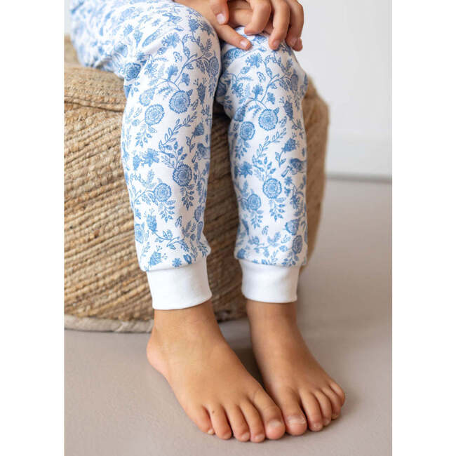 Floral Bunnies Long Pajama Set - Pajamas - 3