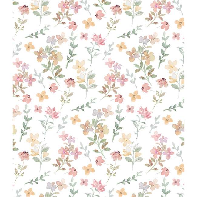 Winter Flowers Baby Pajama - Footie Pajamas - 4