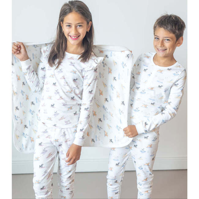 Ski Pups Boy Long Pajama Set - Pajamas - 2