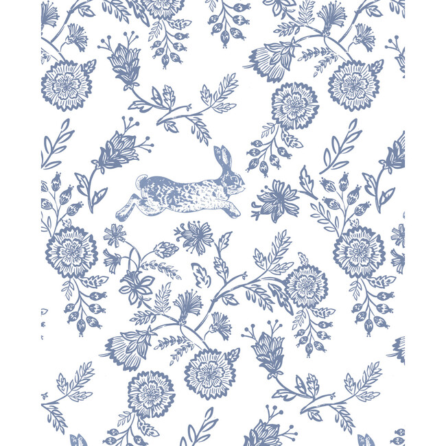 Floral Bunnies Baby Pajama - Footie Pajamas - 3