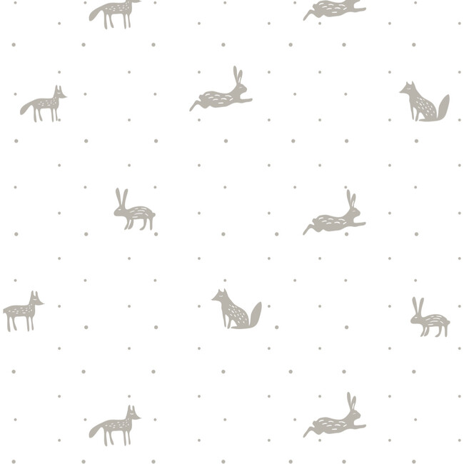 Little Gray Rabbits Baby Pajama - Footie Pajamas - 2