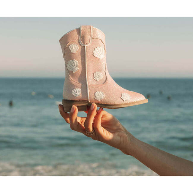Cowgirl Coral Cove Boots, Pink - Boots - 4