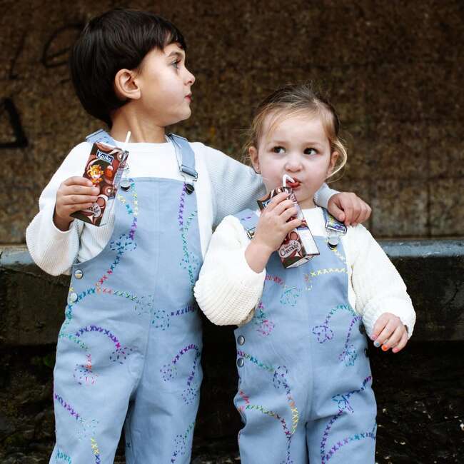 Denim Blue Color Jardin Overall - Overalls - 2