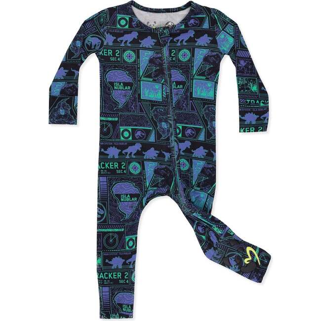 Jurassic Park: Tracker Bamboo Convertible Footie, Blue